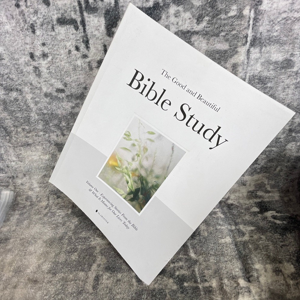 The Good and Beautiful Bible Study Vol 1 Alabaster Co Softcover Art Book White